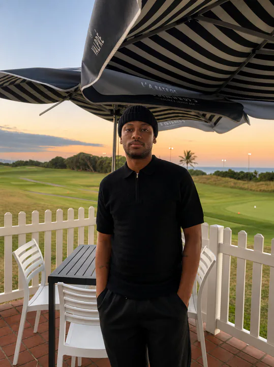 Mthobisi Nxumalo outdoors in Durban