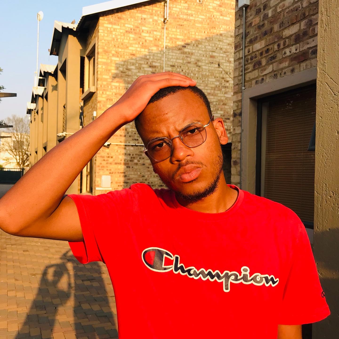 Mthobisi Nxumalo in warm late-afternoon light